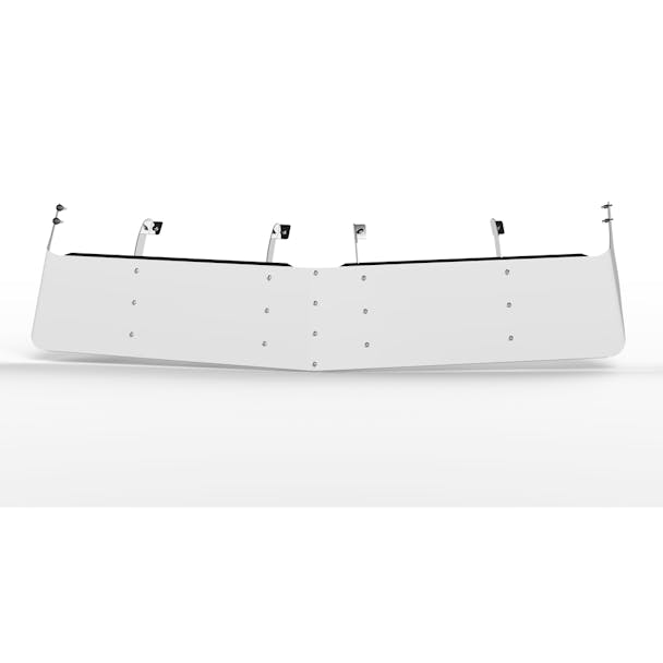 Freightliner Business Class M2 12" Flat Roof Drop Visor